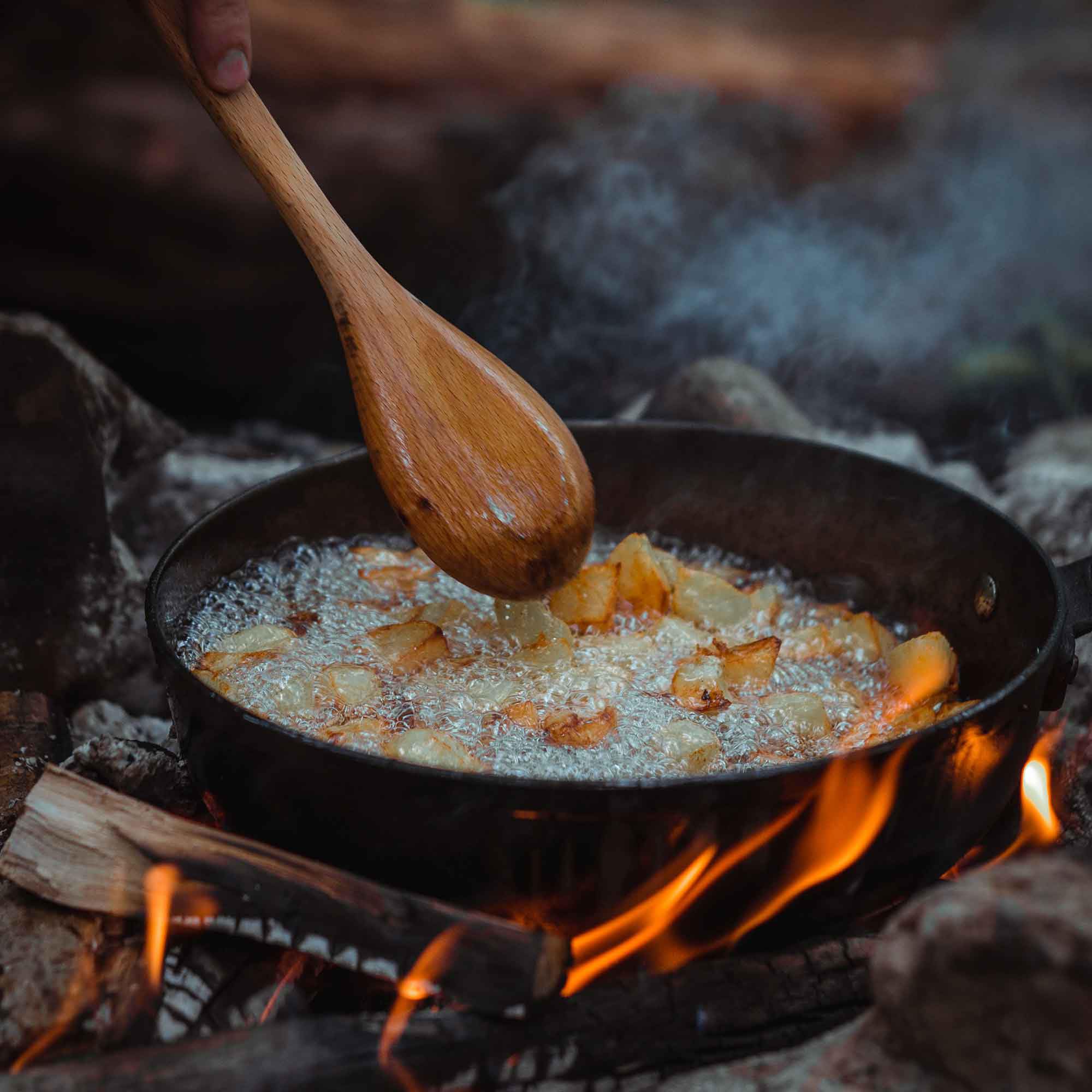 Guidecast GSI Outdoors 60610 Frying Pan, Cast Iron Skillet for Versatile Cooking, 10-Inch