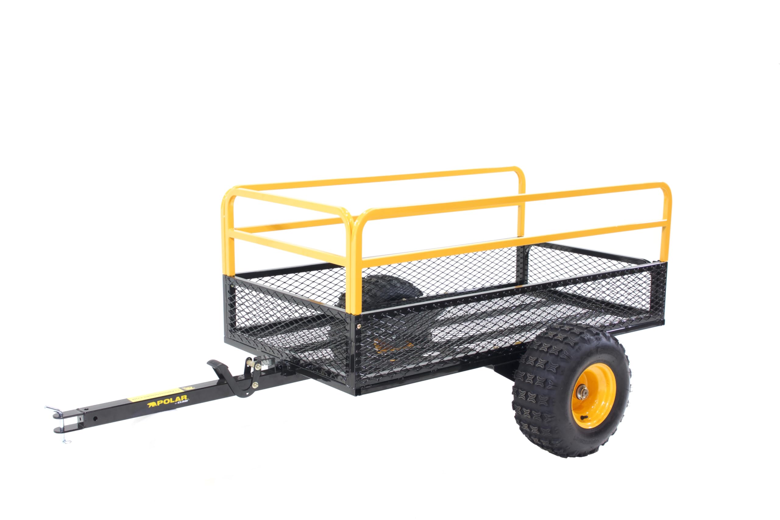 Heavy-Duty Utility Trailer Polar Trailer 10738 HDM 1400 – 92" x 51" x 36", Military-Grade Steel Mesh, Rust-Resistant, 10-Minute Assembly