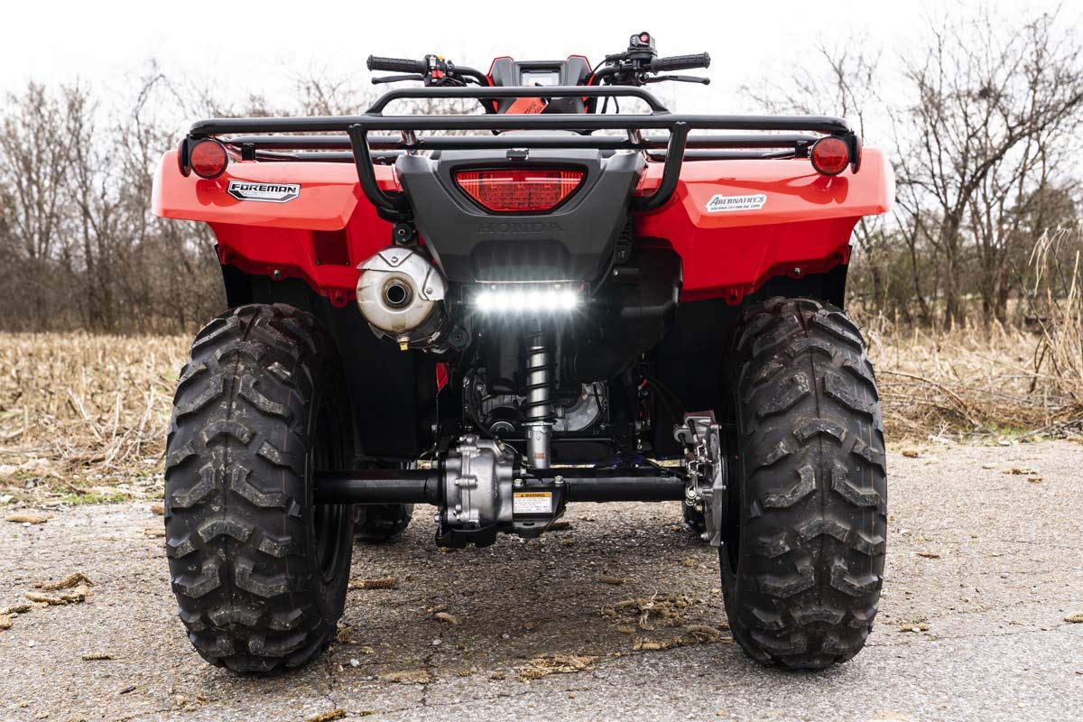 Rough Country 6" Rear Facing LED Light Bar Kit for Honda Foreman 500-18W, 1,440 Lumens, Waterproof Flood Beam, Slimline UTV Off-Road Lighting