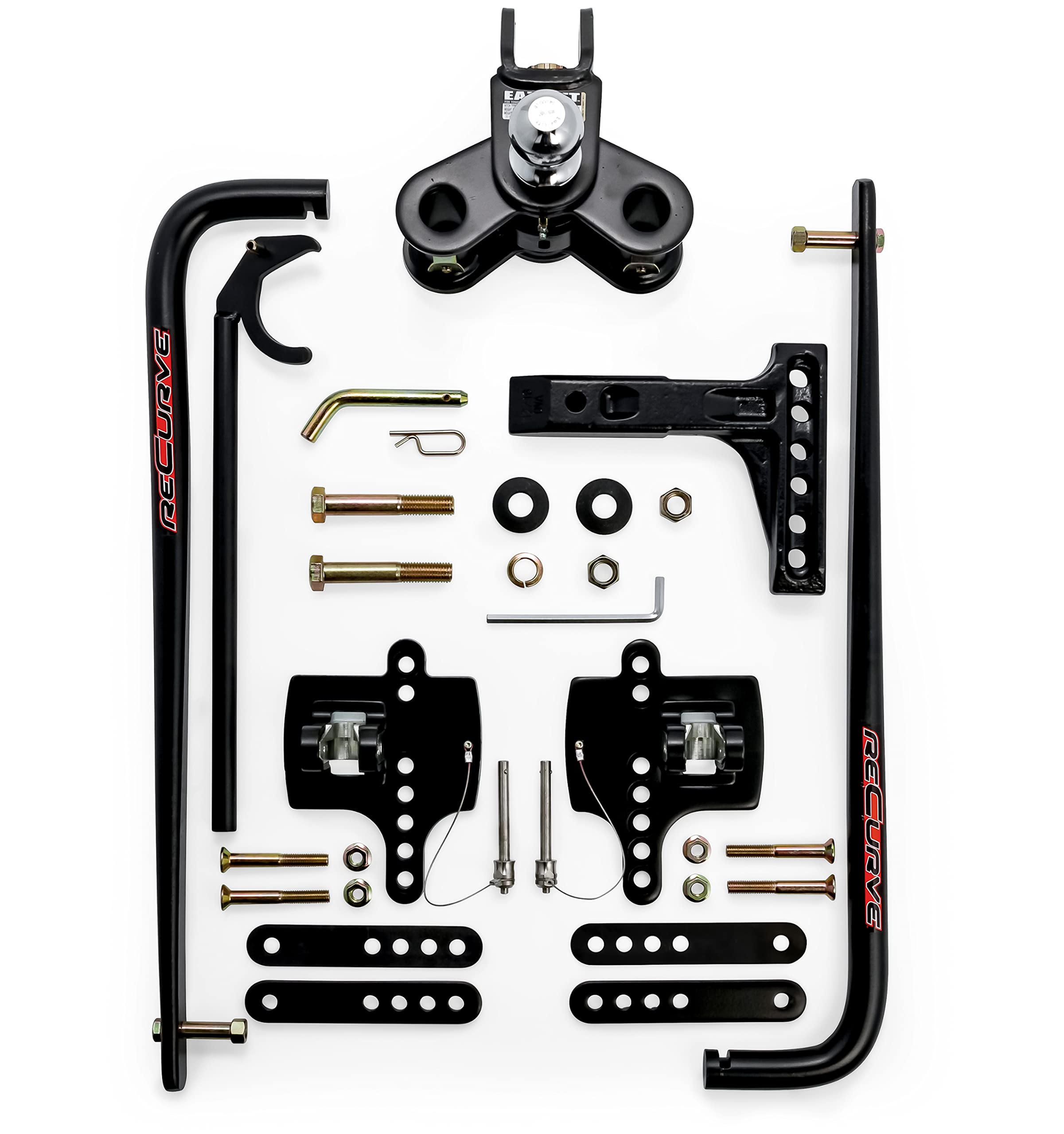 Eaz-Lift Camco ReCurve R3 400lb Camper/RV Weight Distribution Hitch | Features Adjustable Sway Control & Includes 2-5/16" Hitch Ball w/15,000lb Max Rating | 600lb Max Tongue Weight Rating (48750)