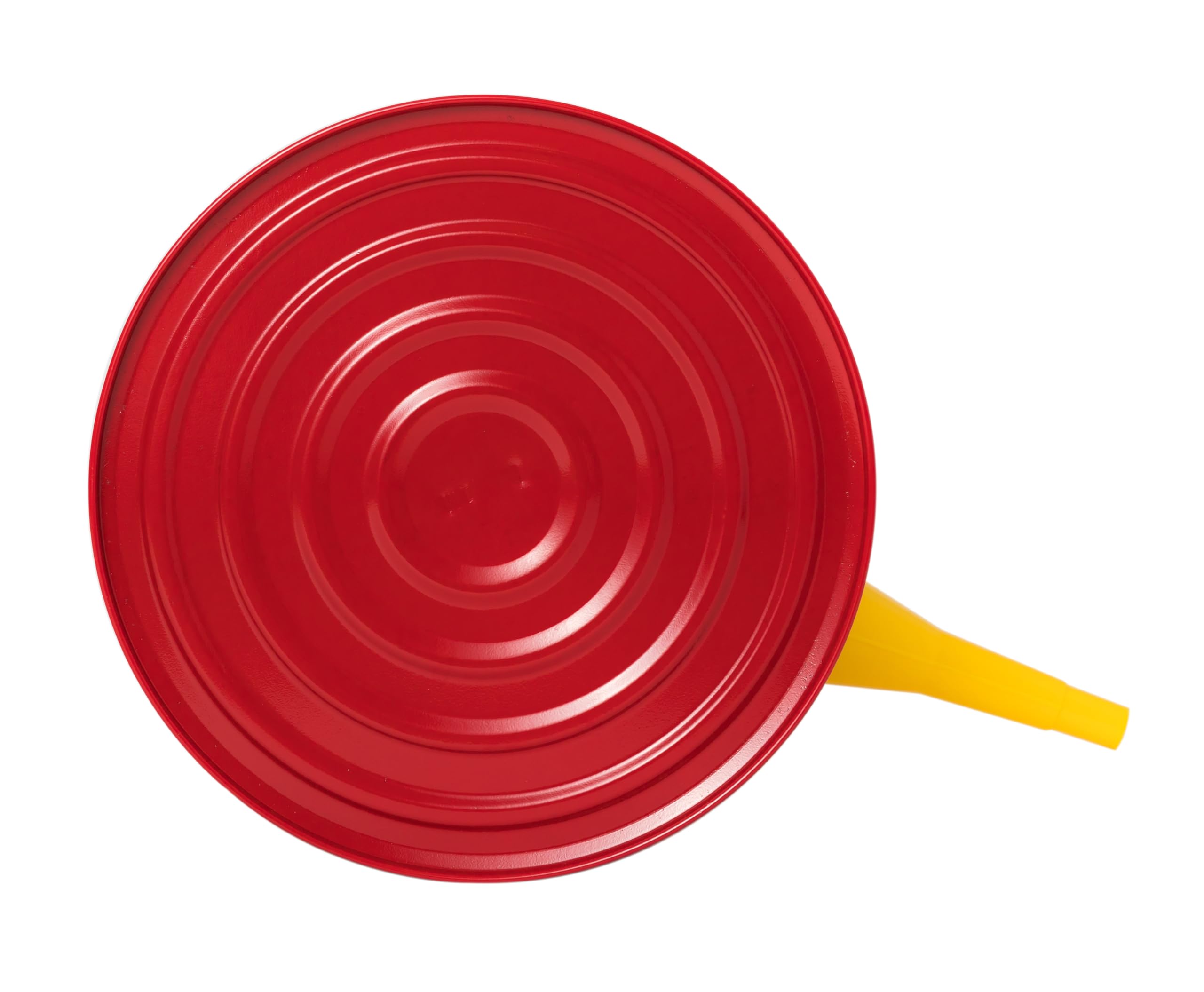 2.5 Gallon Eagle Type I Red Safety Gas Can for Gasoline with Flame Arrester, Self-Closing Lid, and F-15 Funnel, Made in the USA, Galvanized Steel Flammable Storage Can, UI25FS