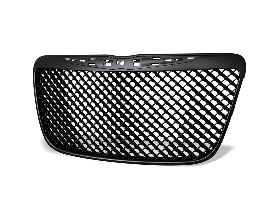 Mesh Front Hood Grille Armordillo USA 7165069 - Matte Black Fits 2011-2014 Chrysler 300/300C
