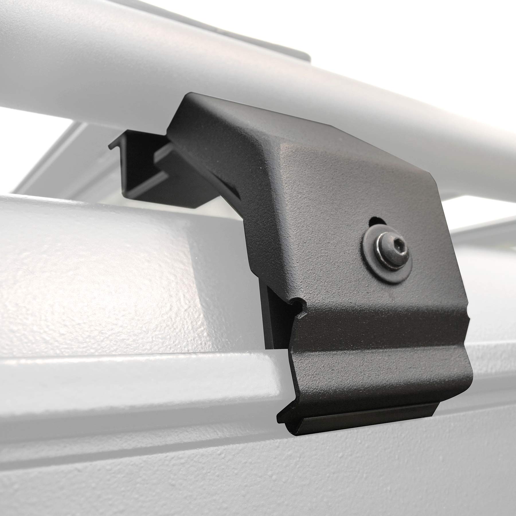 Go Rhino Mounting Kit SRM - 4 Gutter Mounts | Mild Steel, Textured Black | 5910010T | Fits Go Rhino SRM300, SRM400, SRM500, & SRM600 Roof Racks (Excludes SRM300 Racks on Jeep Wrangler)