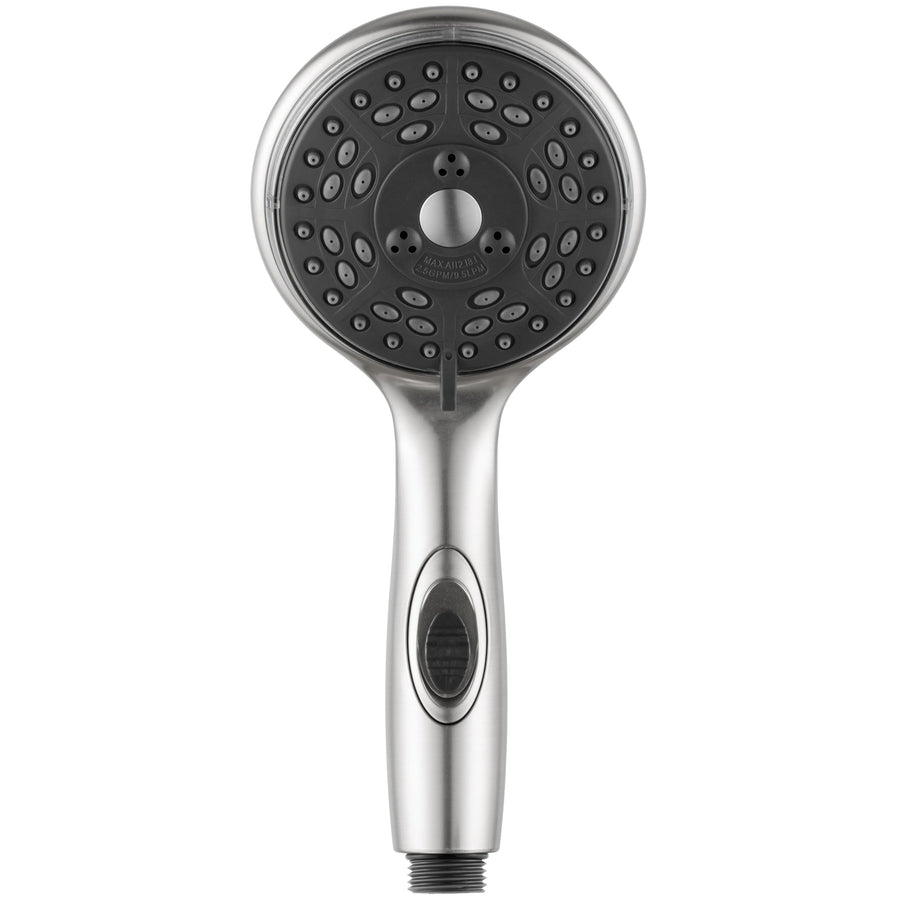 Dura Faucet Handheld Premium RV Shower Wand with Eco-Friendly On/Off Switch (Brushed Satin Nickel)