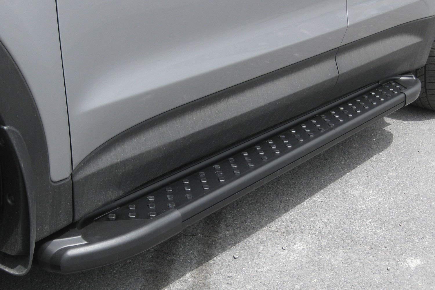 Black RAL Romik Running Boards for Hyundai 62208419