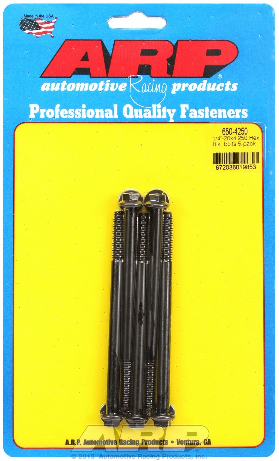 Hex ARP (650-4250) Oxide Bolt, Black
