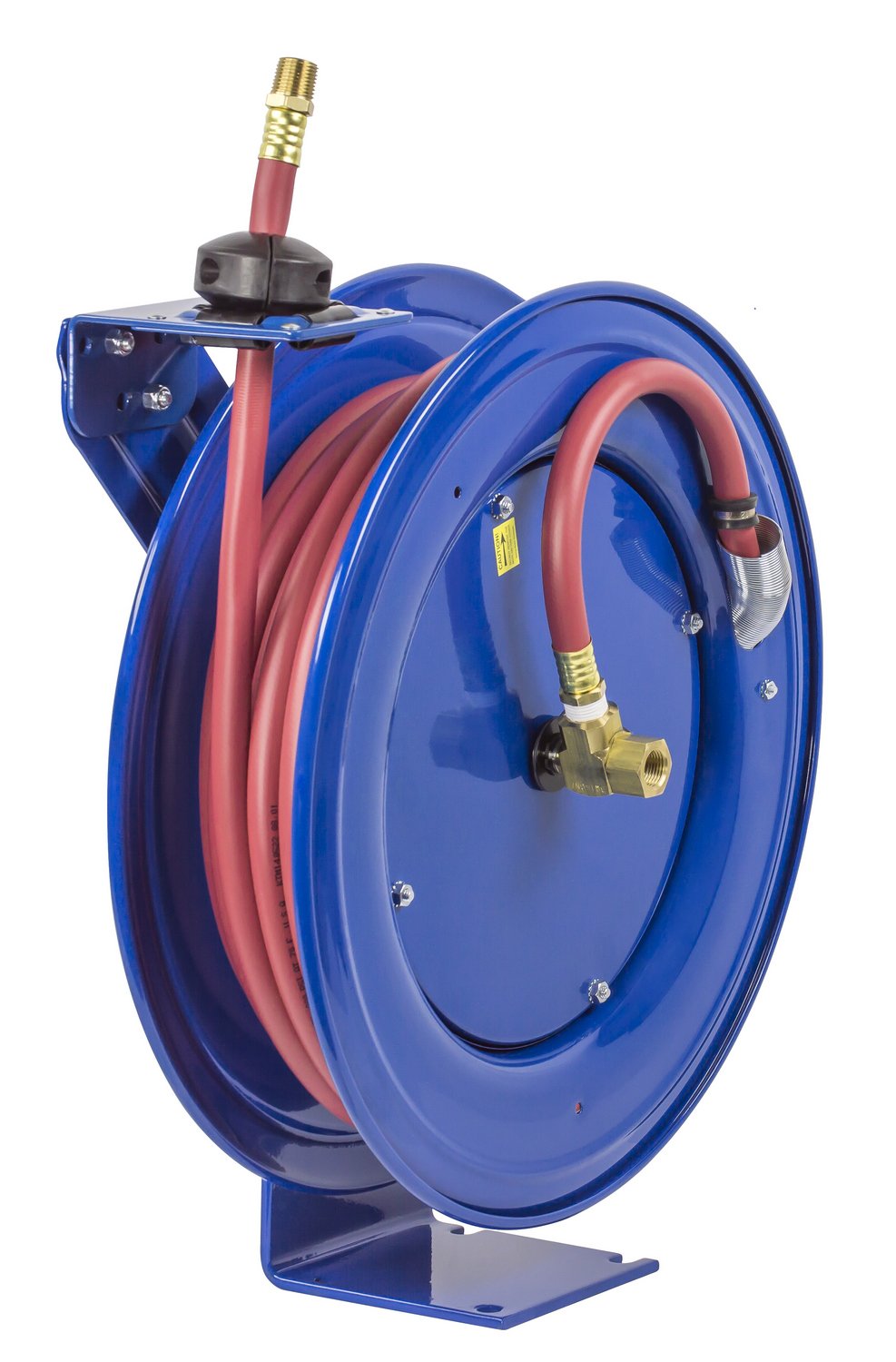 Coxreels Self-Retracting Heavy-Duty Air/Water Hose Reels, 1/2" Hose ID, 50' Length