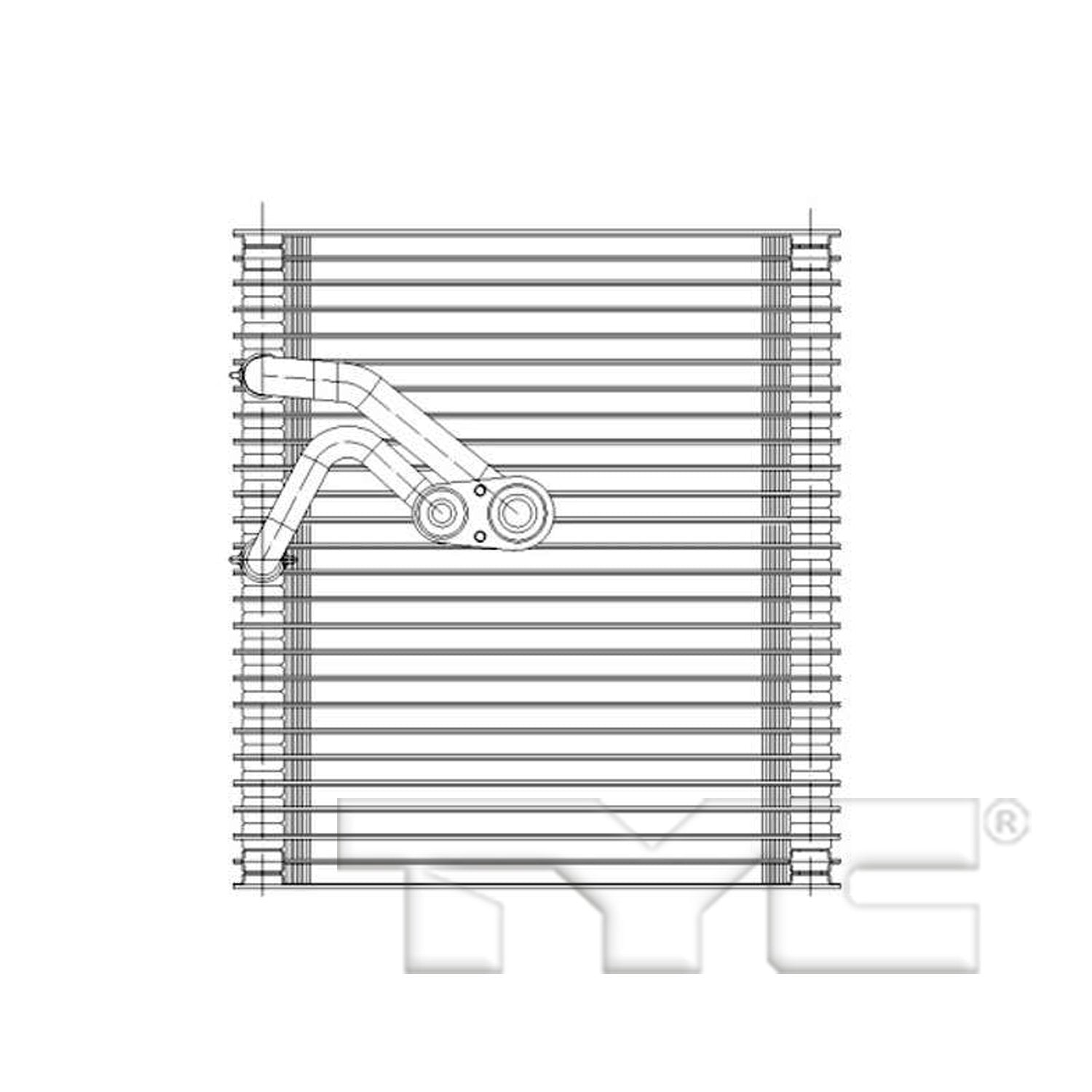 Replacement TYC 97211 Evaporator