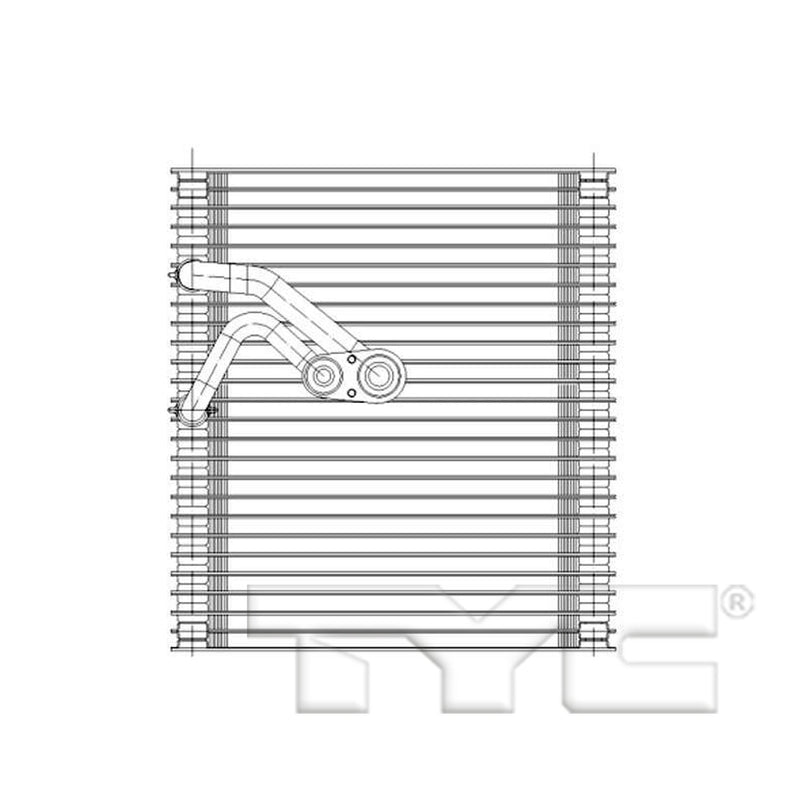 Replacement TYC 97211 Evaporator