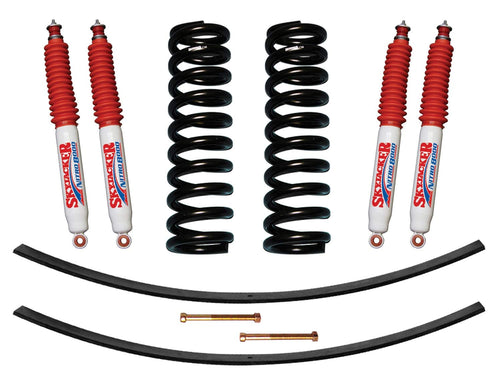 Suspension Lift Kit Skyjacker 174PK-N w/Shock Nitro Shocks 4 in. Lift Incl. Front Coil Springs Rear Add-A-Leafs Suspension Li