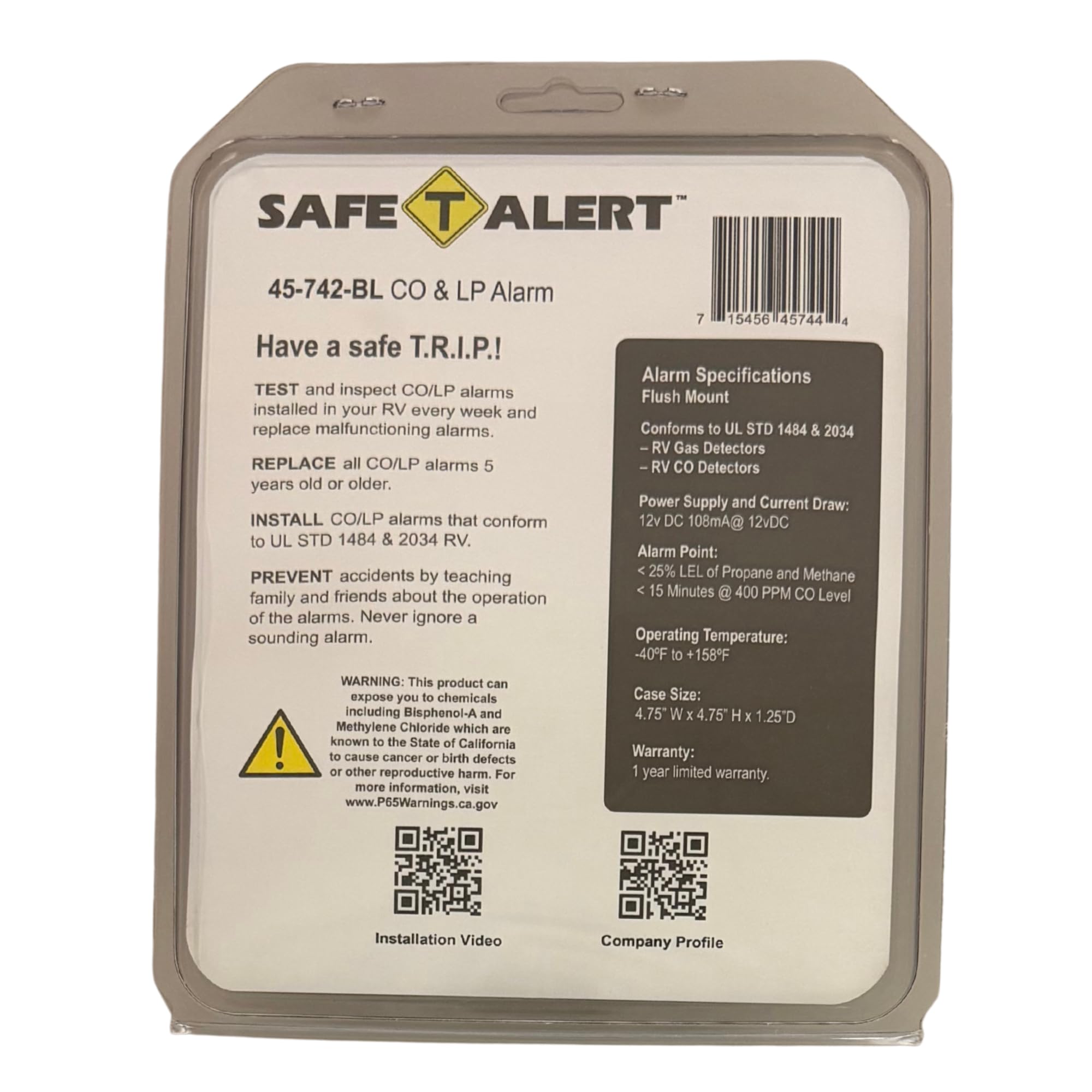 Combination MTI Industry Carbon Monoxide/Propane