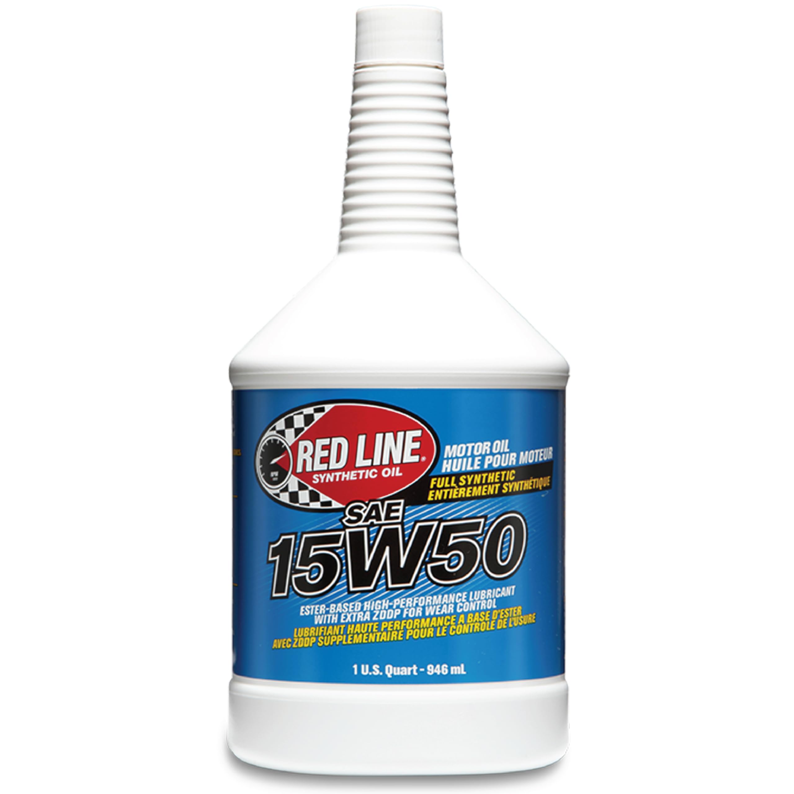 15W50 Red Line SAE Fully Synthetic Motor Oil - 1 Quart