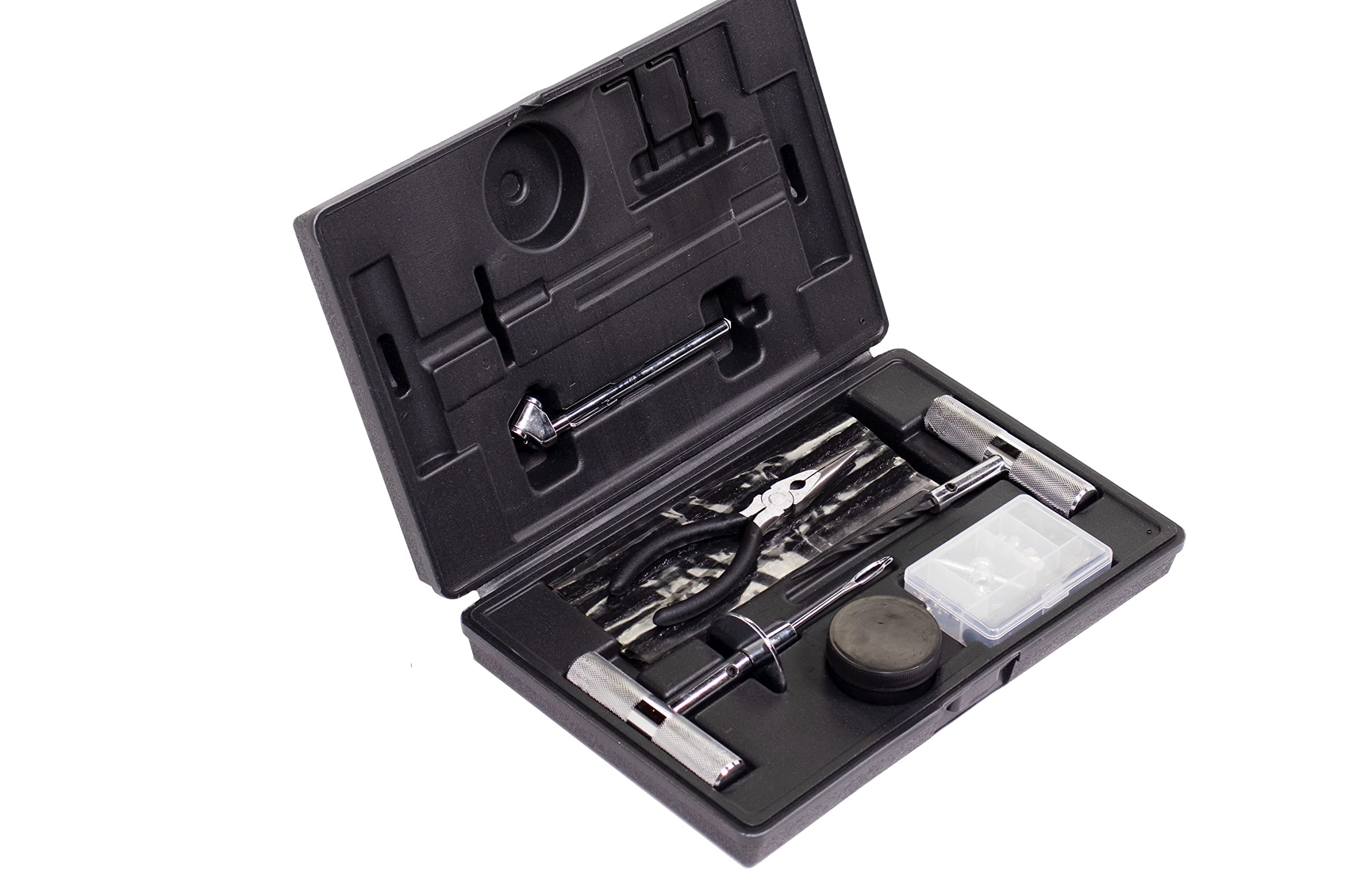 Tire Repair Kit Overland Vehicle Systems OVS 12030001 - 53 Piece Kit with Black Storage Box