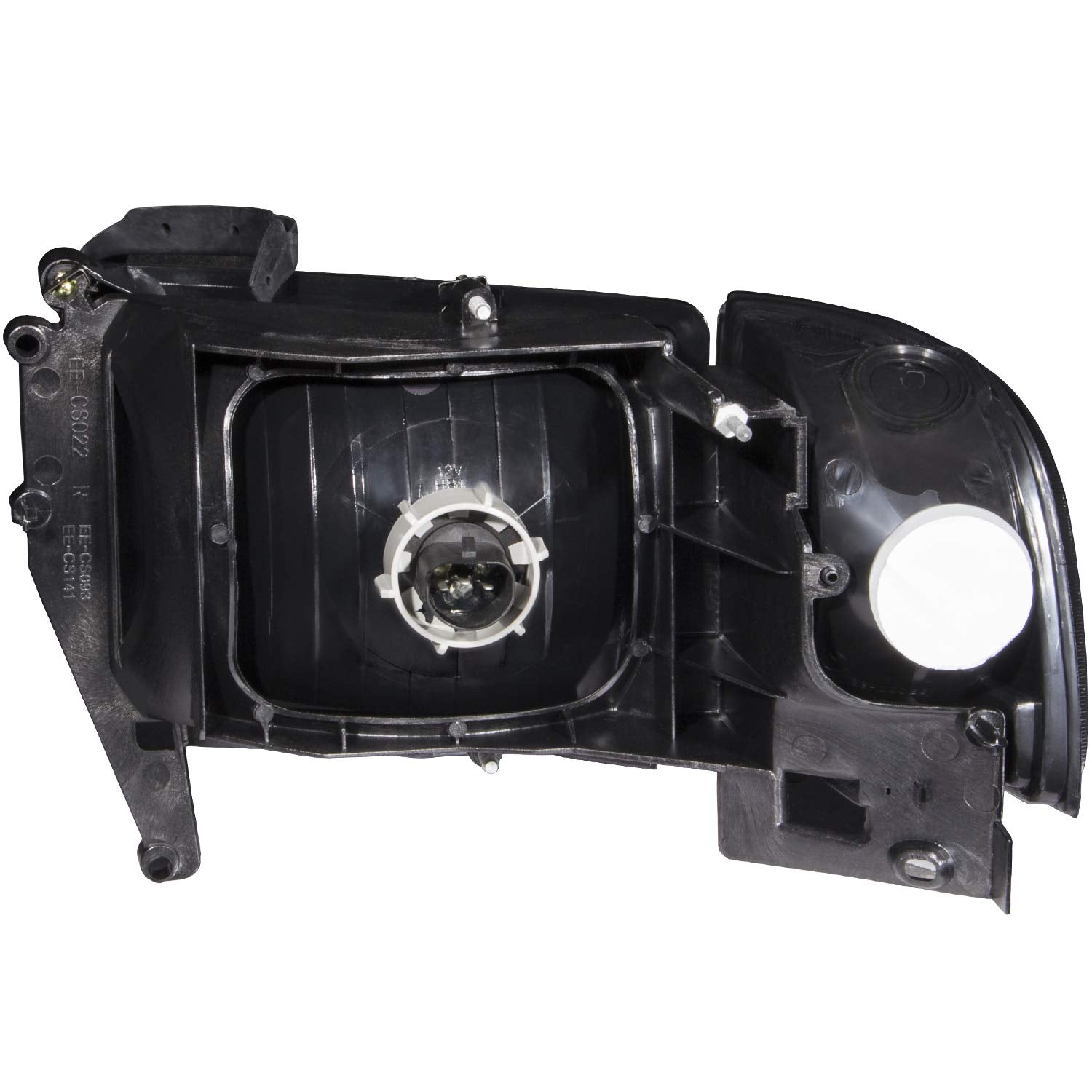 Dodge Ram ANZO USA 111067 Crystal Black with Corner Headlight Assembly - (Sold in Pairs)