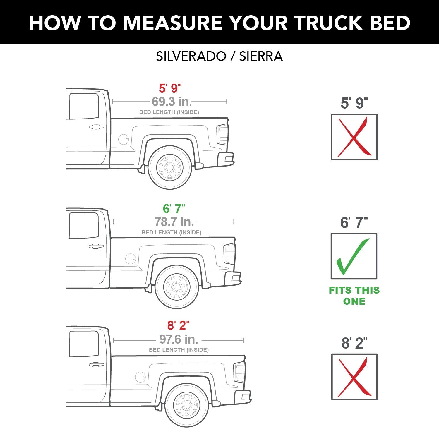 Undercover Ultra Flex Hard Folding Truck Bed Tonneau Cover | UX12008 | Fits 2007-2013 Chevy/GMC Silverado/Sierra 1500 w/o Bed caps 6' 7" Bed (78.7")