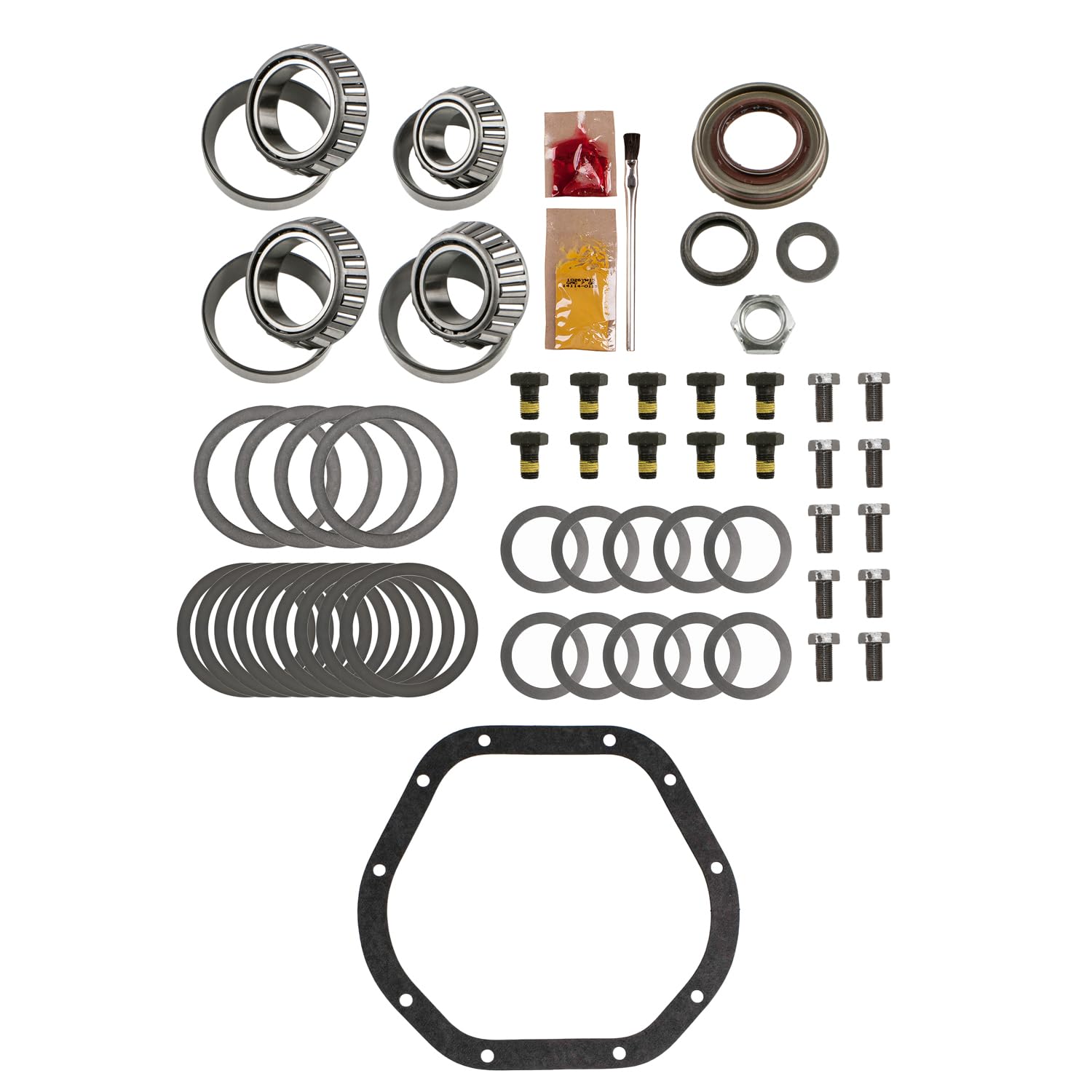 Rear Master Kit Motive Gear RA28RJKMK for a Dana 44 JK Differential with Koyo Tapered Bearings