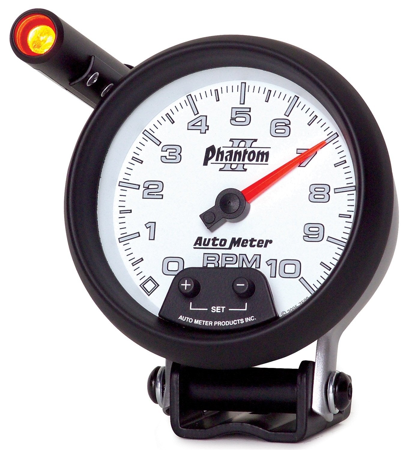 Auto Meter Phantom II 7590 Mini-Monster Pedestal Mount Tachometer 3.750 in.