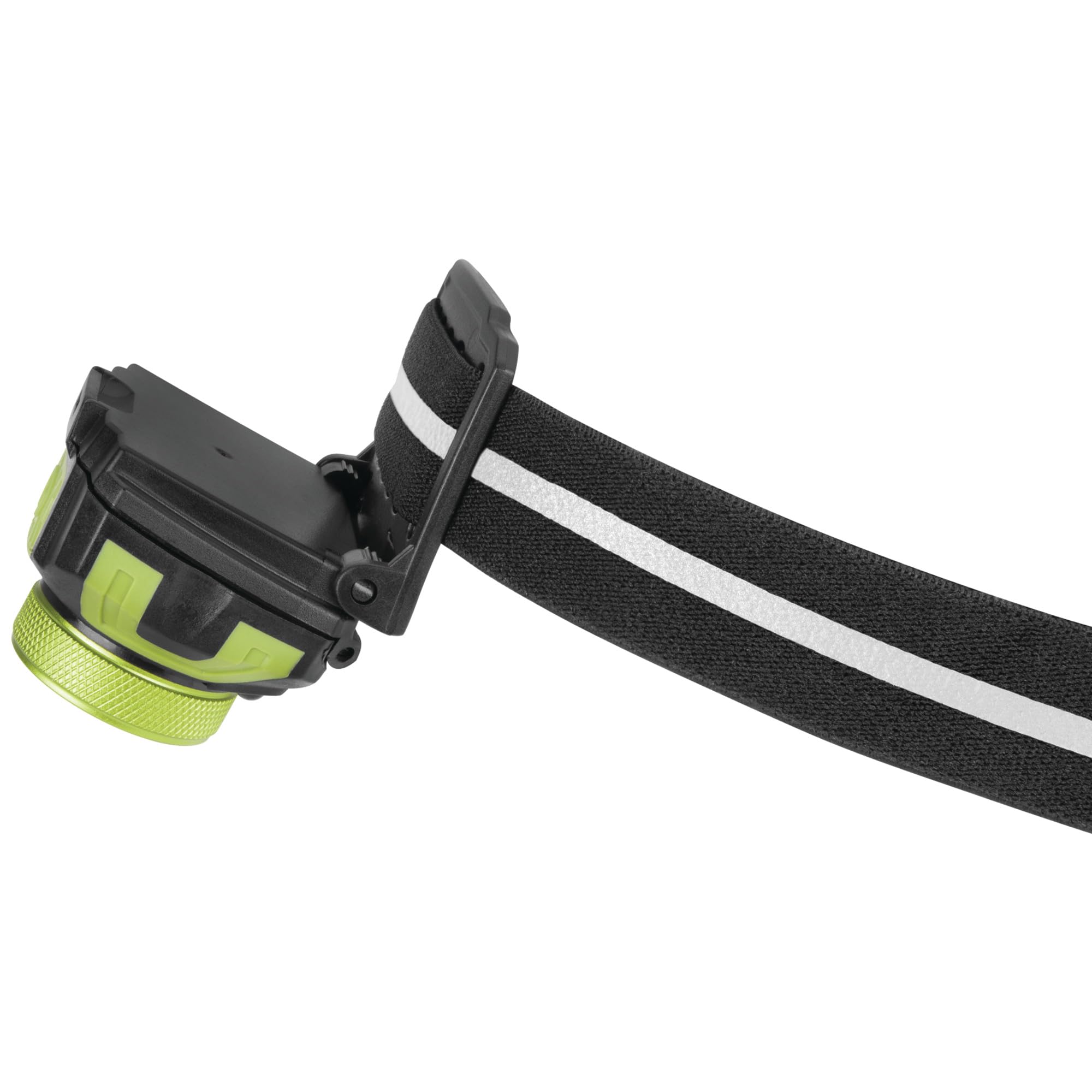 W2621 Performance Tool 500+LM Firepoint Dual-Power LED Headlamp - Adjustable Strap, UV Light, Spotlight, Area Light, Li-Ion, Green/Black