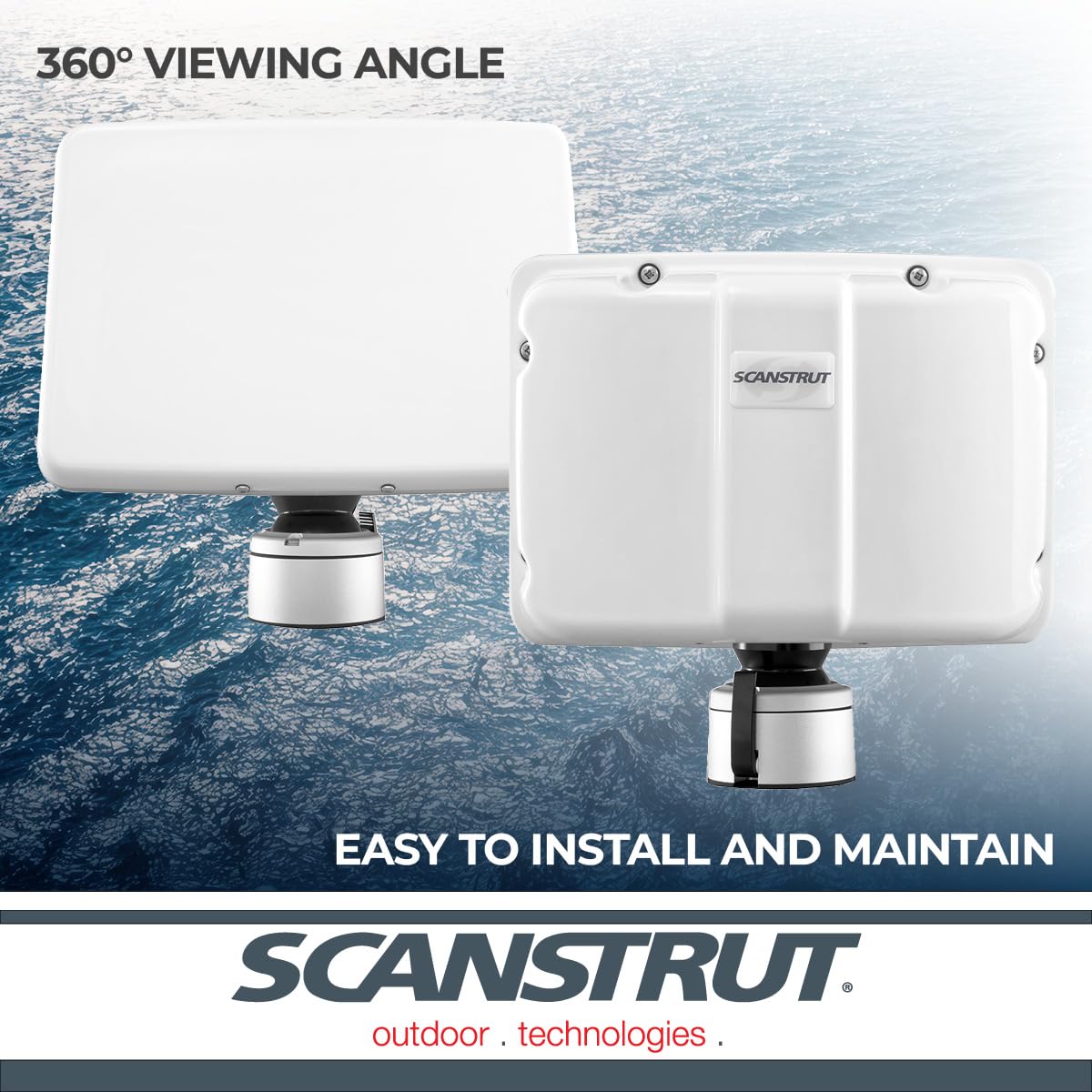 Scanstrut SPD-12-W ScanPod Deck Pod for displays up to 12"