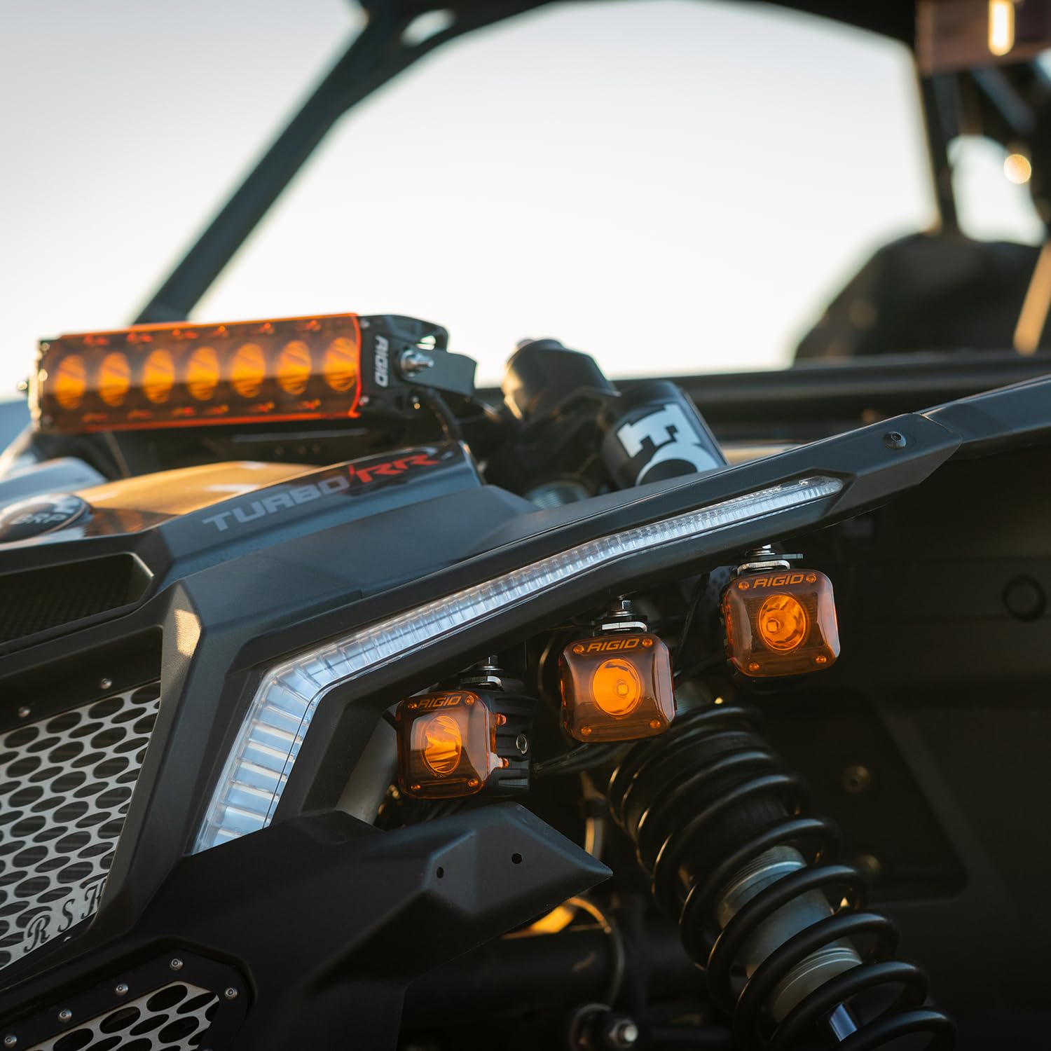 2017+ Rigid Industries Can-Am Maveric X3 Revolve Headlight Kit (41637)