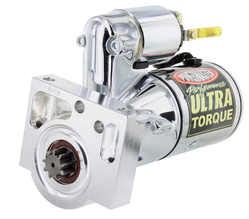 Chrome Powermaster 19410 Alternator (Ultra with billet Black Pont & Olds V8 1965-81 exc.301 2.5kw)