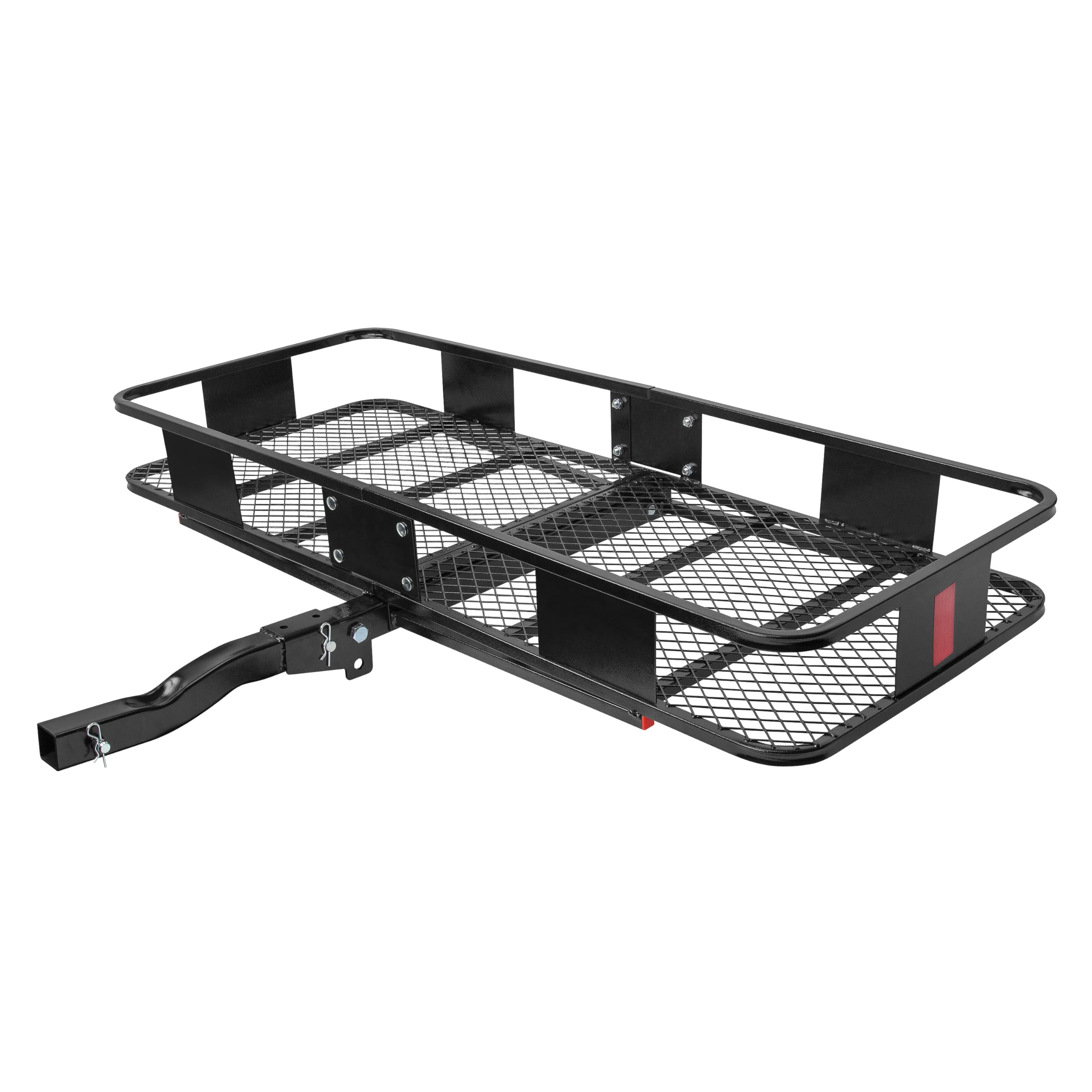 60 in. x 24 in. Cargo Tray Carrier Folding CARGOSMART with 6 in. High Side Rails for 2 in. Receivers, 500 lb. Capacity