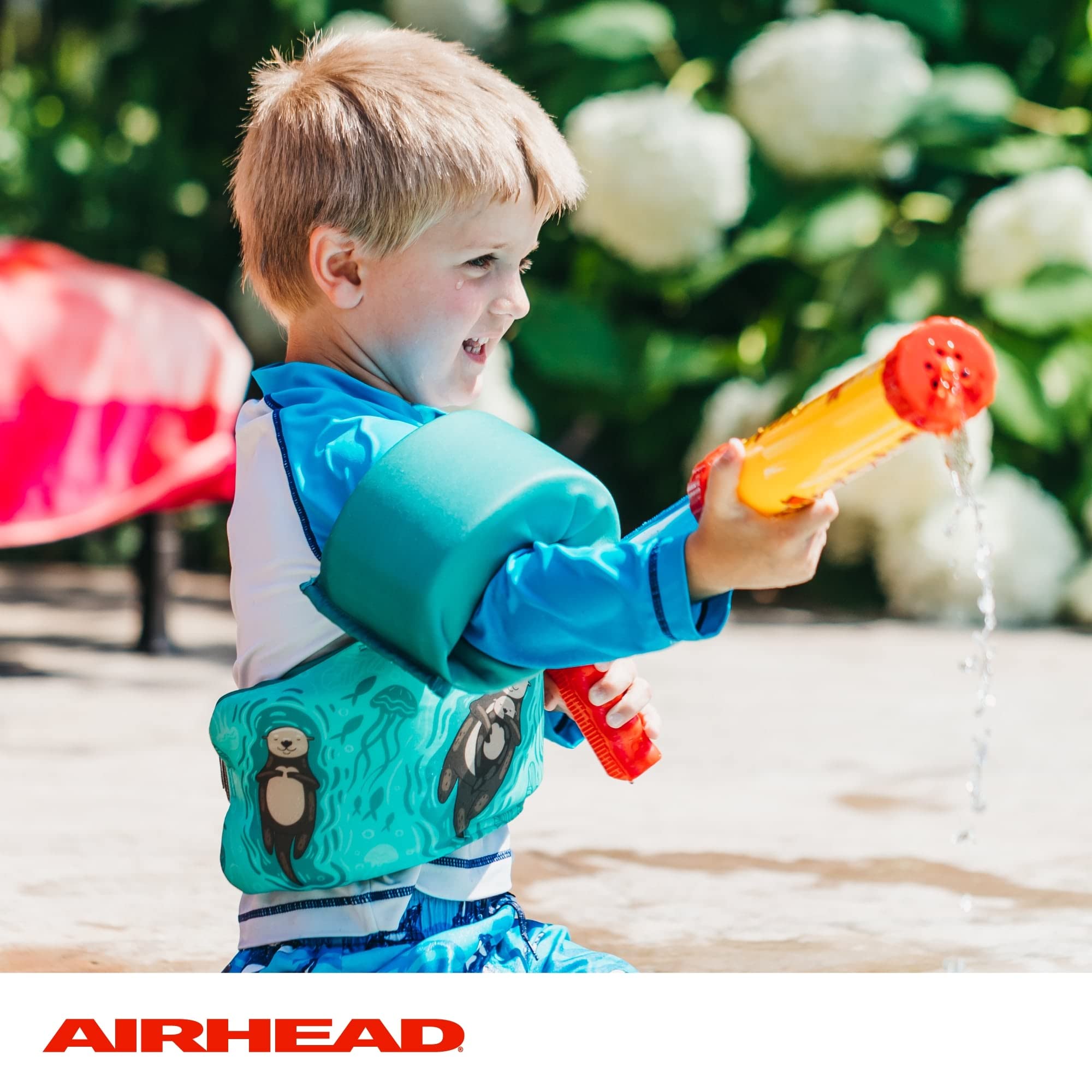 Airhead Elite Water Otter Life Jacket, Flotation Devices for Kids, Turtle