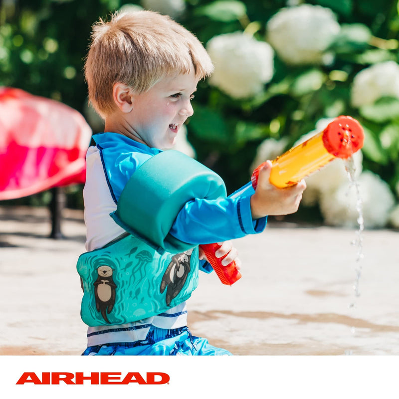 Airhead Elite Water Otter Life Jacket, Flotation Devices for Kids, Turtle