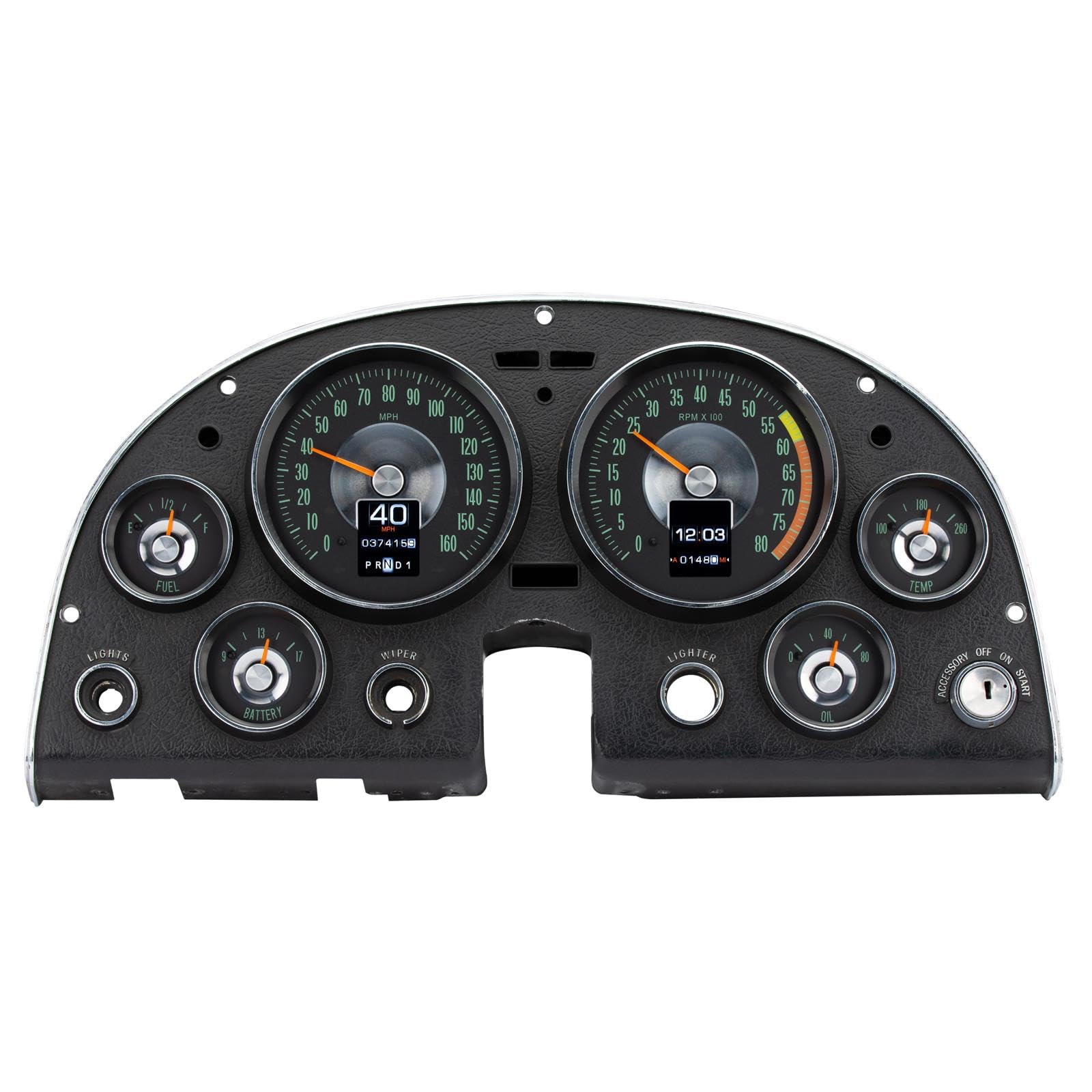 Dakota Digital Retrotech Gauge Instrument System RTX-63C-VET-X Compatible with 1963-67 Chevy Corvette