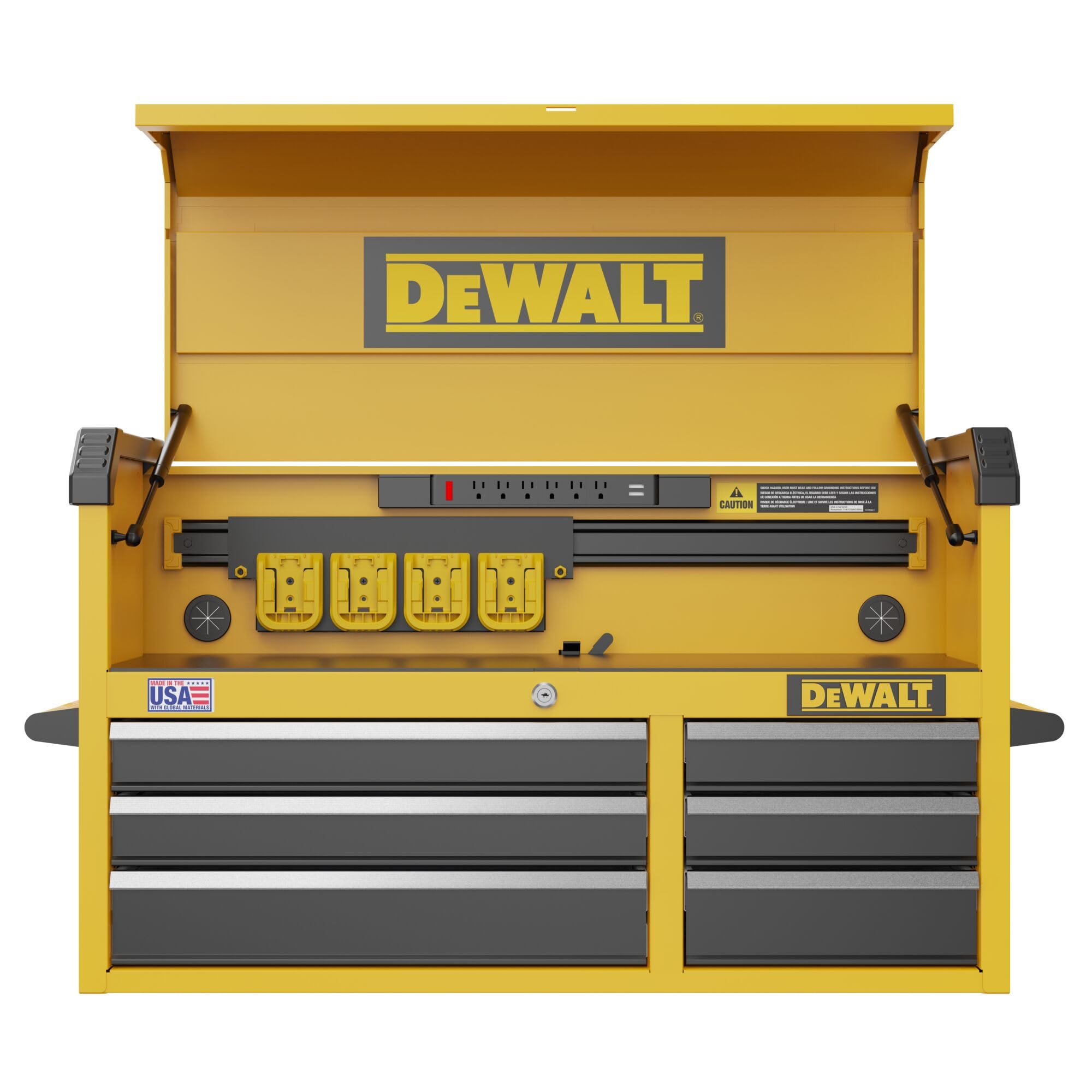 DEWALT 41 Inch Tool Chest with 6 Drawers, 100lb Drawer Capacity, DEWALT Workshop Storage System Compatible (DWST41061)