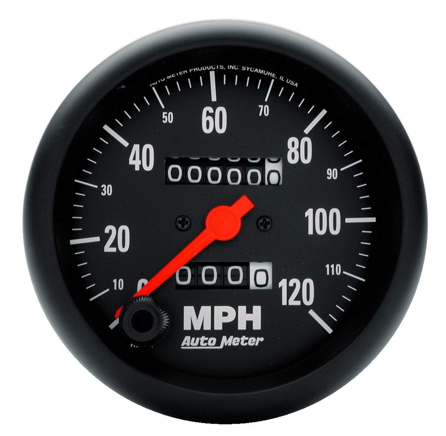AUTO METER Z-Series 2692 in-Dash Mechanical Speedometer Regular, 3.375 in.