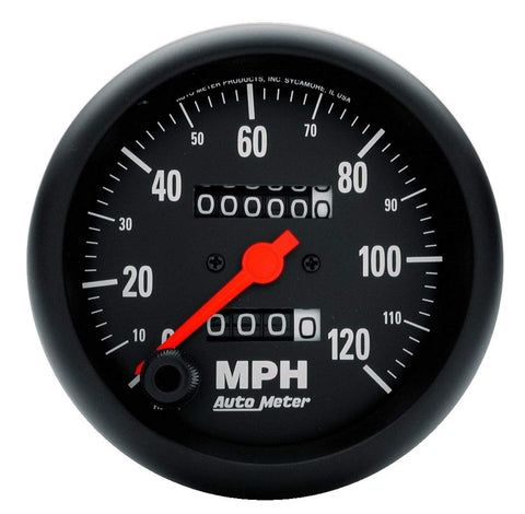 AUTO METER Z-Series 2692 in-Dash Mechanical Speedometer Regular, 3.375 in.