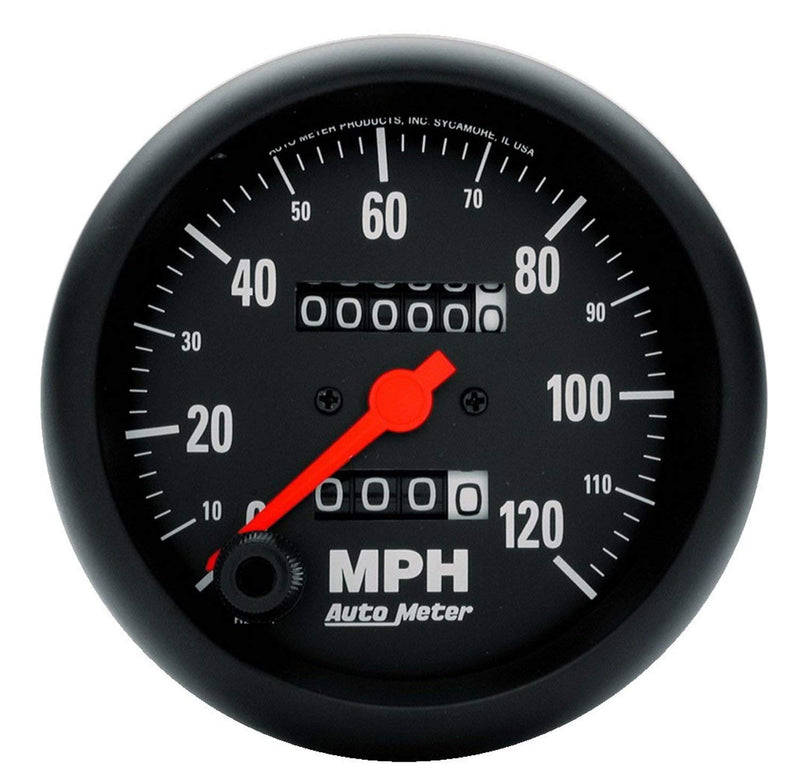 AUTO METER Z-Series 2692 in-Dash Mechanical Speedometer Regular, 3.375 in.