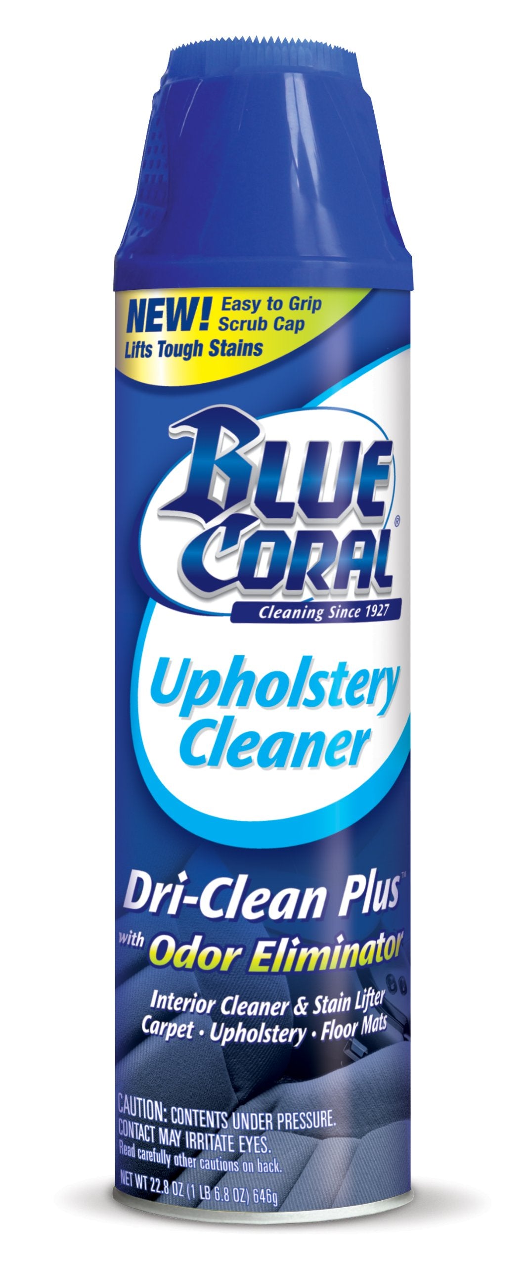 Dri-Clean Plus Blue Coral Upholstery Cleaner with Odor Eliminator, 22.8 Ounce