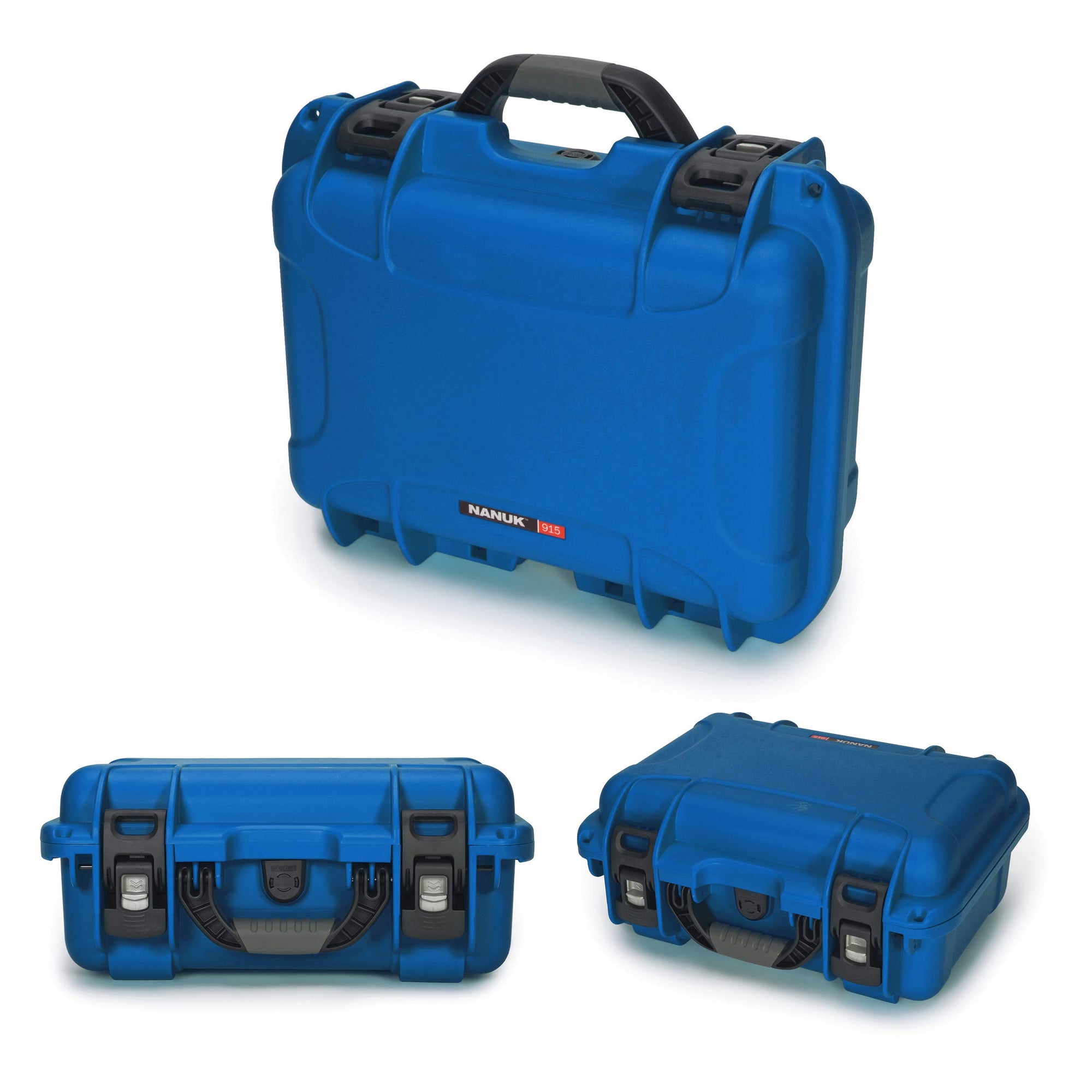 Waterproof Nanuk 915 Hard Case with Foam Insert for DJI Mavic Air 2 - Blue
