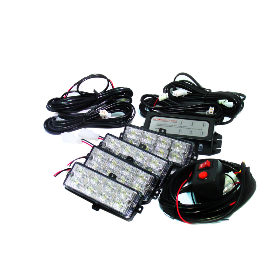 RS-281-4LED-A Race Sport LED Strobe Light Kit