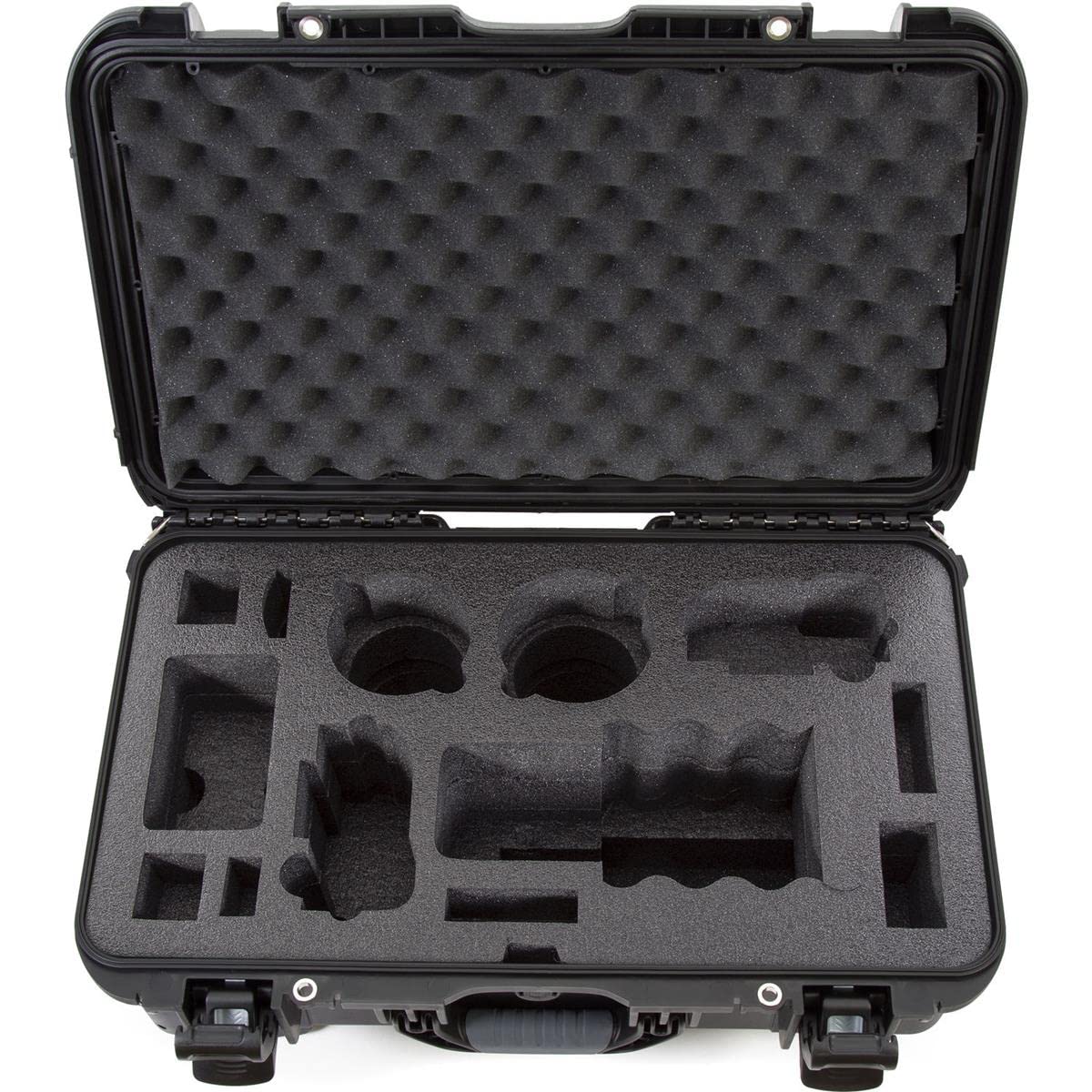 Waterproof Nanuk 935 Carry-On Hard Case with Custom Foam Insert for Sony a7R Size Camera w/Wheels - Black