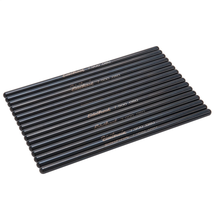 Hardened Steel Edelbrock Pushrod - 16 per Pack