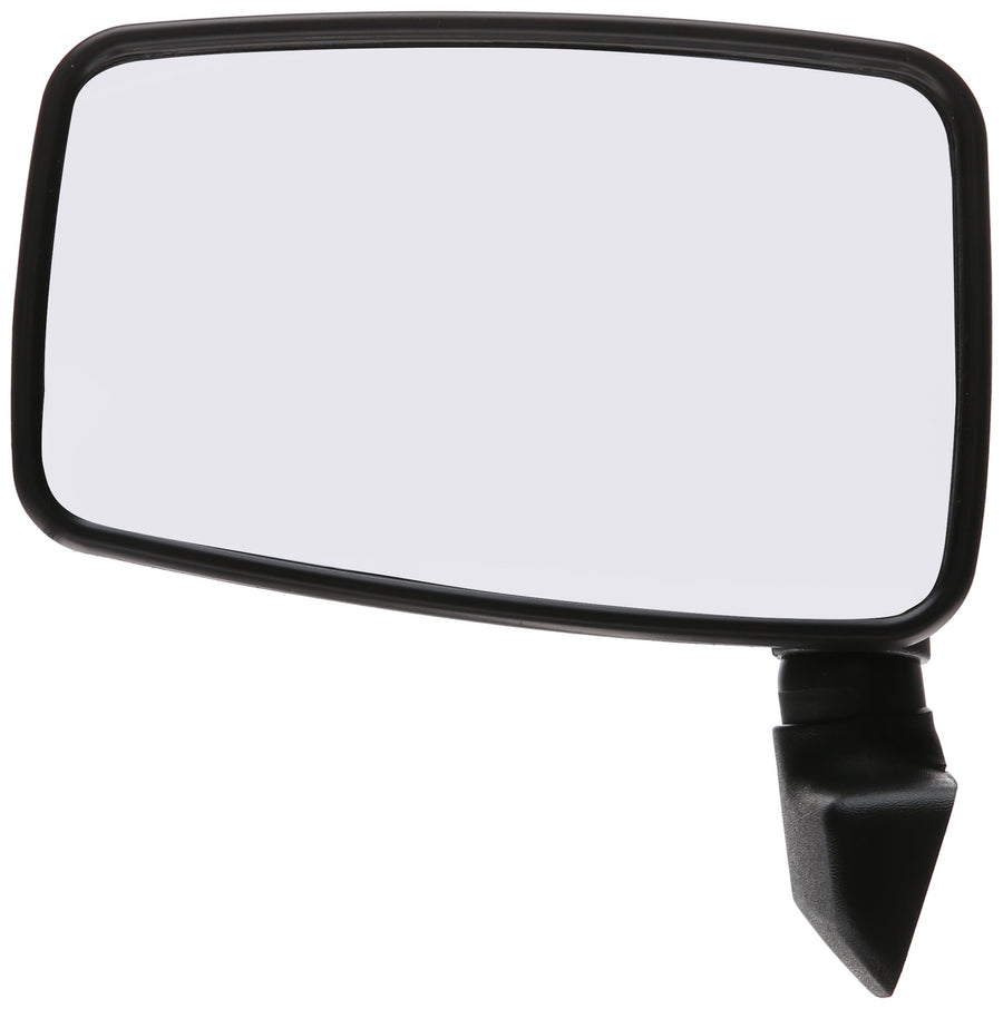 11002.17 | Omix-Ada | Left Door Mirror, Black | OE Reference: 55027207 | Fits 1987-1995 Jeep Wrangler YJ