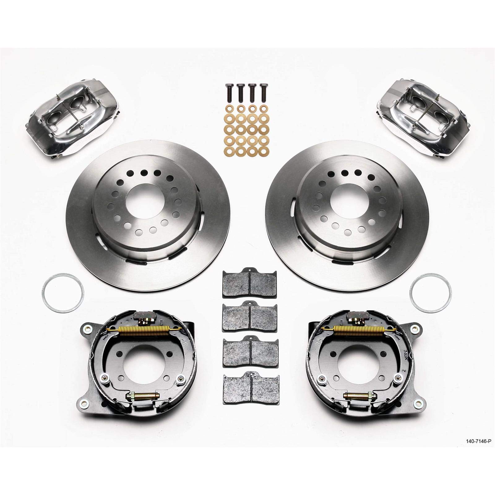 P/S FDLI Park Brake Kit, Polished