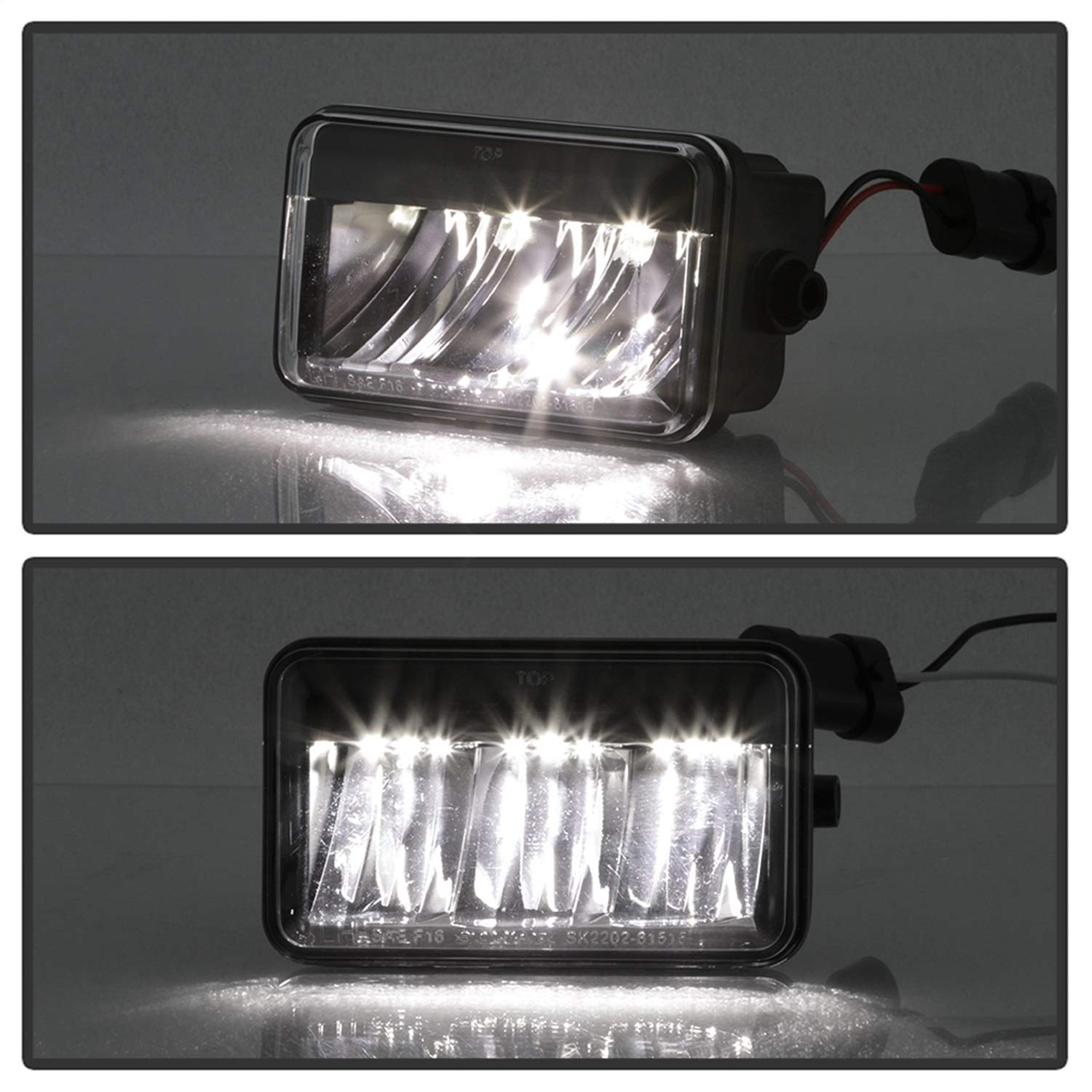 Ford F150 15-16 Spyder 5083975 LED Fog Lights - Black