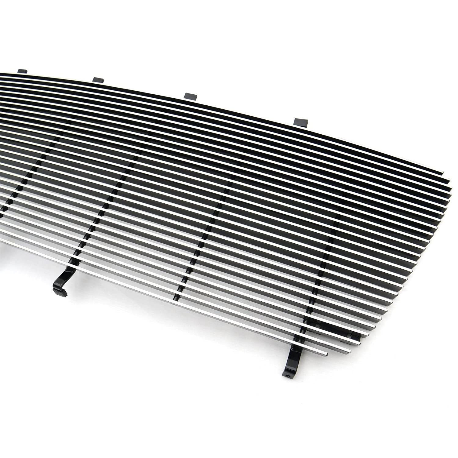 Horizontal T-Rex 21556 Aluminum Polished Finish Billet Grille Insert for Ford F150