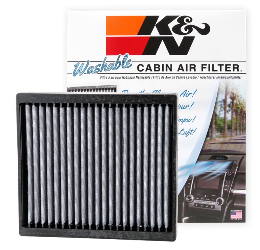 Cabin Air Filter K&N LIFETIME: Premium, Washable, Clean Air for your Cabin: Compatible with 2002-2024 Infiniti/Isuzu/Mitsubishi: (See Product Description for Select Models), VF2004