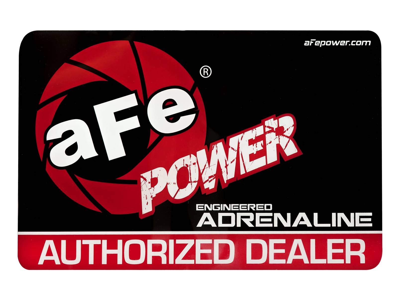 aFe Filters 40-10080 aFe Window Cling Decal Medium Power aFe Power Window Cling Decal