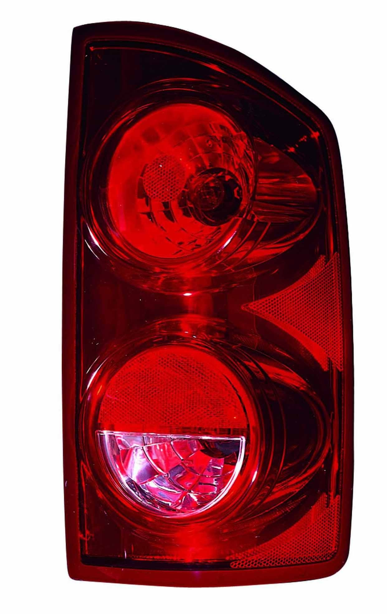 Dodge Ram Pickup 1500 07-08 / R1500 ME-GA Cab / R2500 / R3500 07-09 Tail Light Passenger Side | DOT Certified ACK 55277302AC | CH2801165