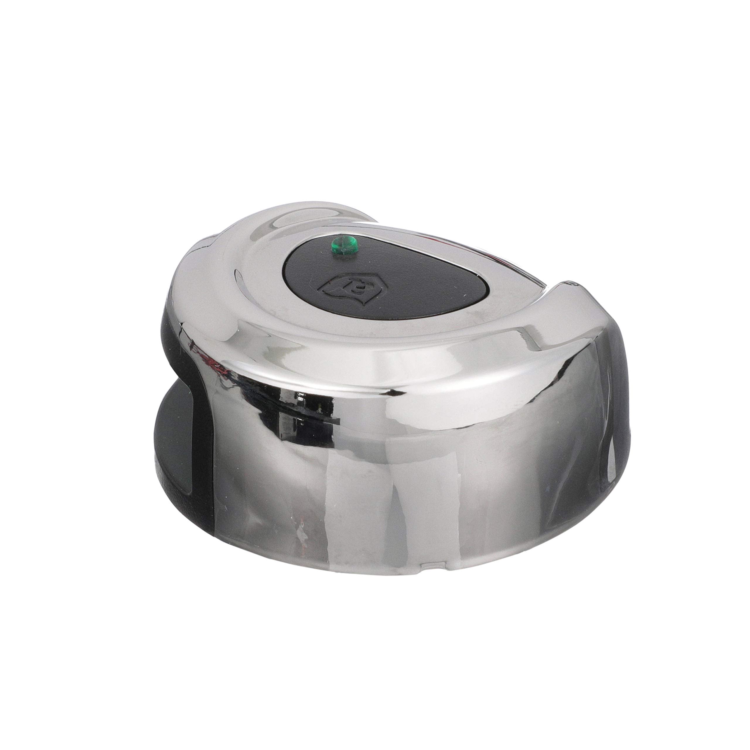 LightArmor Attwood NV2012SSG-7 2-Mile Navigation Deck Mount Sidelight, Green LED Lighting, Round Stainless Housing