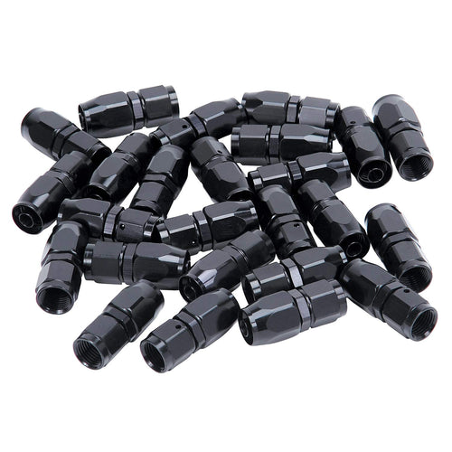 610027 Russell Full Flow Hose End Straight, -6 AN, Pack of 25