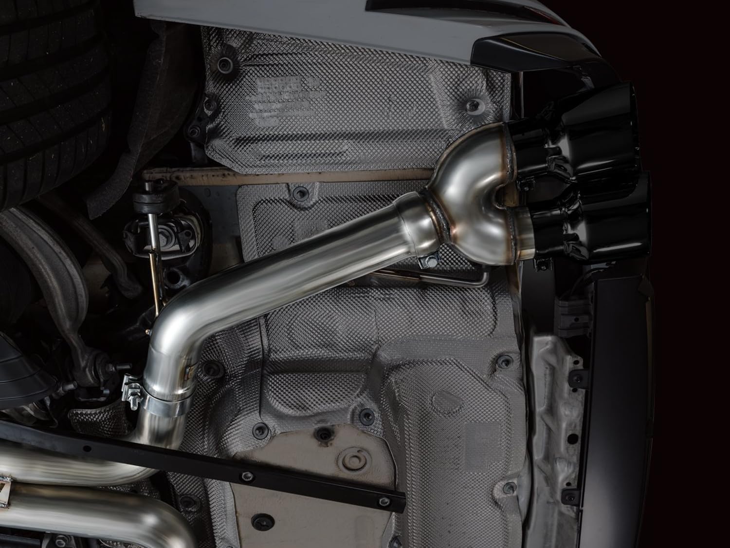 19-23 Audi C8 Track Edition S6/S7 2.9T V6 AWD Exhaust - Diamond Black Tips