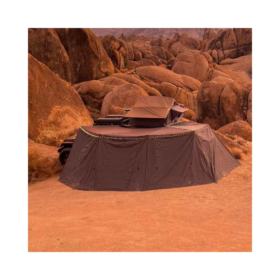 HD Nomadic 270 Awning Walls 1, 2, and 3 Kit | Overland Vehicle Systems | Dark Grey | Awning Sold Separately | 19539908