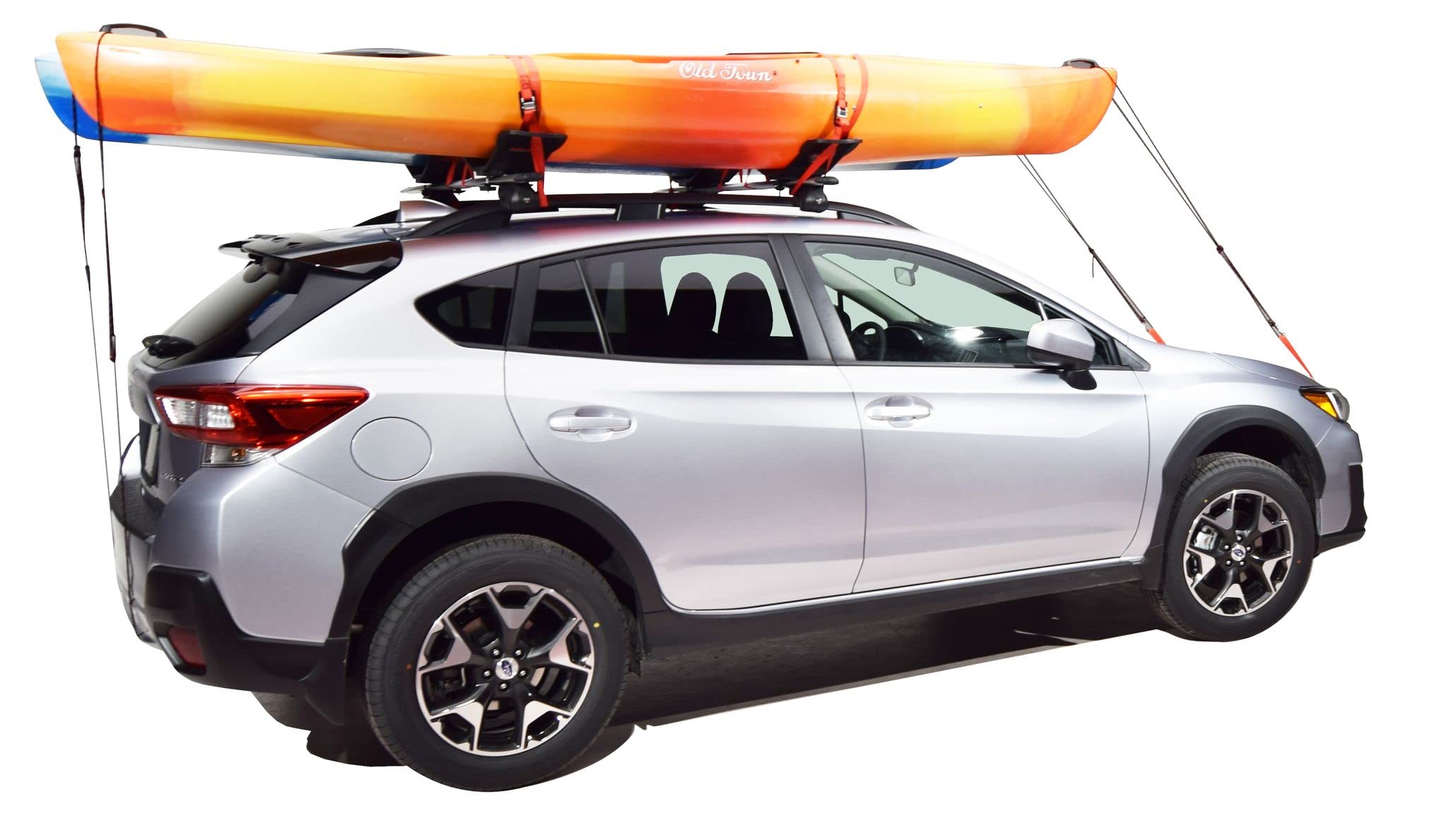 Malone SeaWing Universal Car Rack Saddle Style Kayak Carrier with Bow and Stern Lines